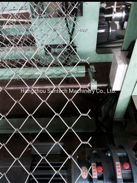 Automatic Double Spiral Diamond Wire Mesh Chain Link Fence Machine