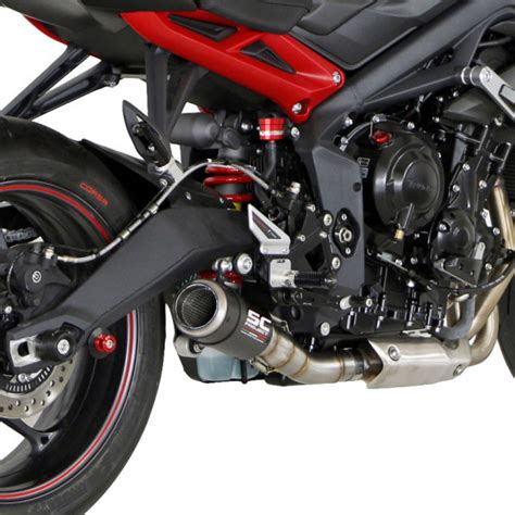 Triumph Street Triple Sc Project Cr T Muffler Carbon Fiber