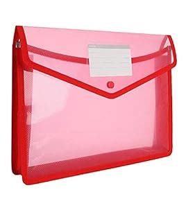 FEDUS Document Holder Envelope Folder File Storage Bag With Snap Button