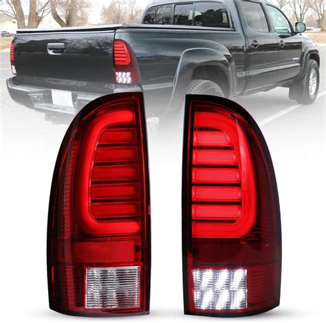 Winjet LED Tail Light Assembly Fit For 2005 2015 Toyota Tacoma Full Led