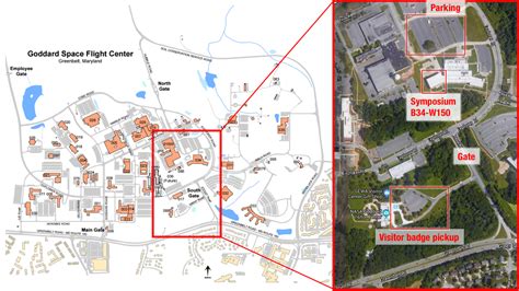 Goddard Space Flight Center Campus Map