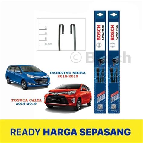 Promo Wiper Blade Mobil Calya Sigra Bosch Advantage Original