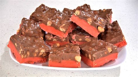 Festive Cherry Mash Bars Recipe Youtube