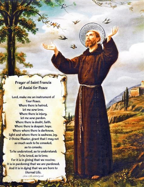 Pope Francis/St. Francis of Assisi PRAYER Instrument Of Peace 11x14 ...