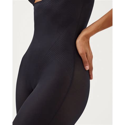 Thinstincts® 2 0 Open Bust Mid Thigh Bodysuit