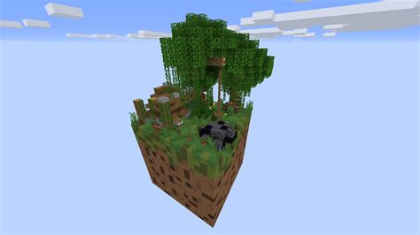 Download «One Block Skyblock» (3 mb) map for Minecraft