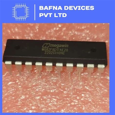 MG82F6D17AE20 Megawin Microcontroller 20pin Dip At Rs 35 Piece In Mumbai