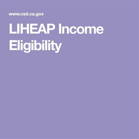 Liheap Income Eligibility In 2022 Income California State Supportive