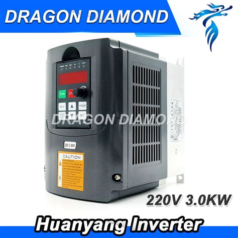 Aliexpress Buy Vfd Huanyang Inverter Kw V V For Cnc Router