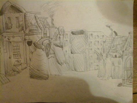 Diagon Alley Sketch At Paintingvalley Explore Collection Of