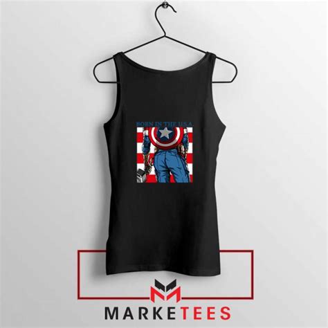 Captain America Ass Hero Tank Top S XL