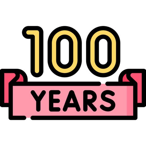 100 years - Free birthday and party icons