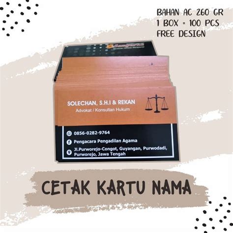 Jual Cetak Kartu Nama Harga Termurah Art Cartoon Gram Shopee