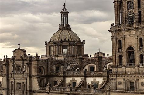 Vista aérea de la plaza zócalo en la ciudad de méxico méxico Foto