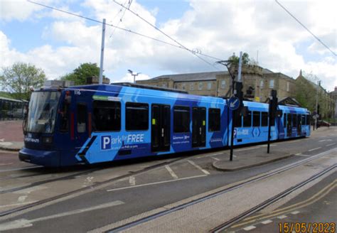 In Pictures Supertram 116s Advert In Service British Trams Online News