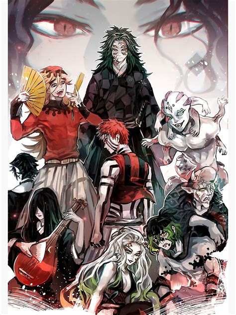 "The 12 Upper Moon Demons" Poster for Sale by Angmarysh | Redbubble