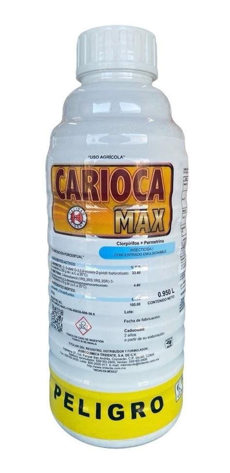 Carioca Max 1 Litro Tridente Clorpirifol Etil Y Permetrina