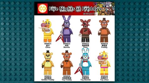 Lego Five Nights At Freddys Fnaf Knock Off Wm6074 Youtube