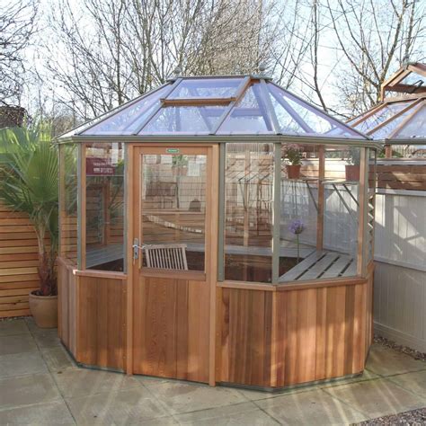Octagonal 96 Cedar Greenhouse By Alton Berkshire Garden Buildings