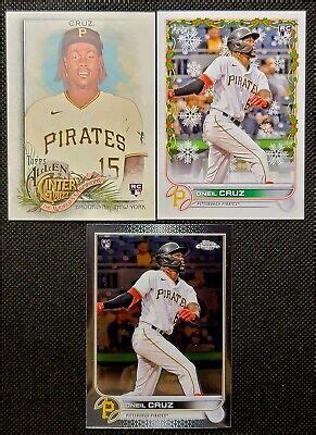 Topps Oneil Cruz Rc Lot Of Chrome Allen Ginter Holiday