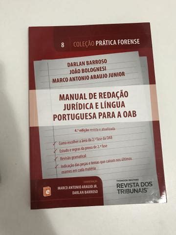 Manual Redacao Juridica E Lingua Portuguesa Oab Ofertas Vazlon