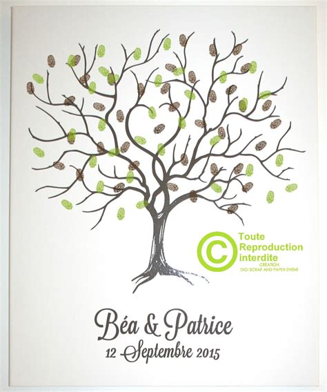 Arbre A Empreinte Sur Toile Un Arbre Empreinte Sur Une Grande Toile