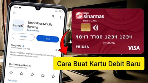 Cara Buat Kartu Debit Baru Bank Sinarmas Lewat Aplikasi Simobiplus