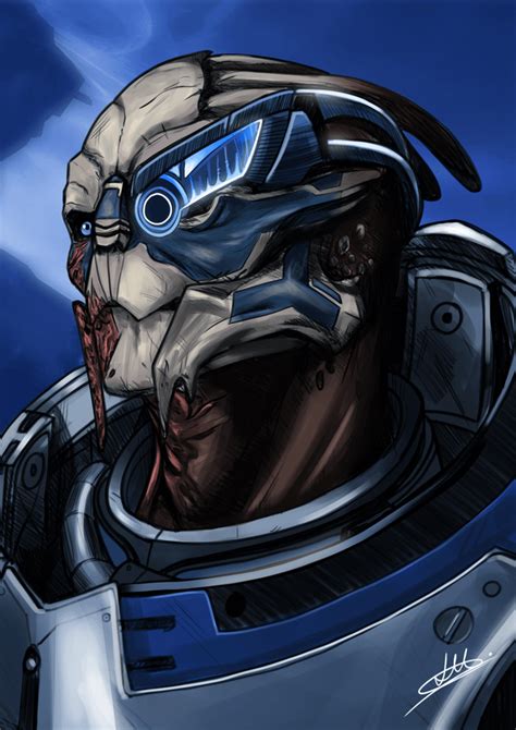 My Portrait Of Garrus Vakarian D R Masseffect