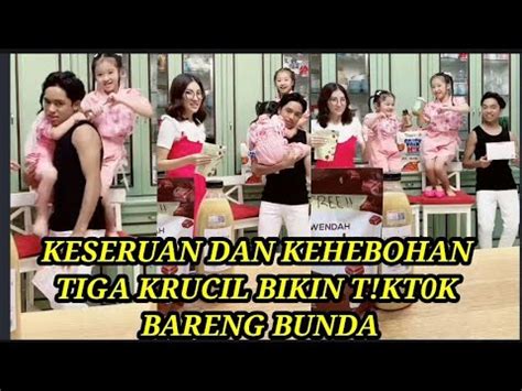 Keseruan Dan Kehebohan Trio Krucil Bikin T Kt K Bareng Bunda Sebelum