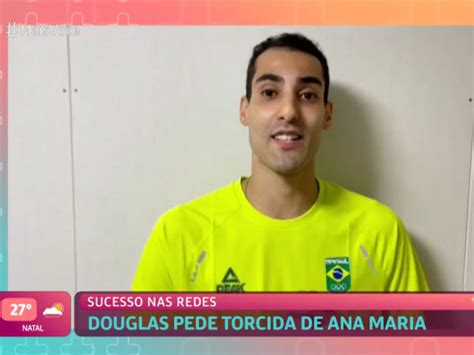 Sucesso Na Web Douglas Souza Manda Recado Para Ana Maria Braga