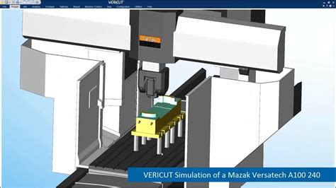 Mazak Machine Tool Cnc Simulation With Vericut Youtube