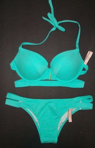 Nwt Victoria Secret Seafoam Glow Hottie Itsy Swimsuit Bikini C L Ebay