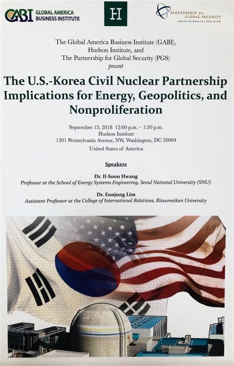 Us Korea Civil Nuclear Partnership Implications For Energy