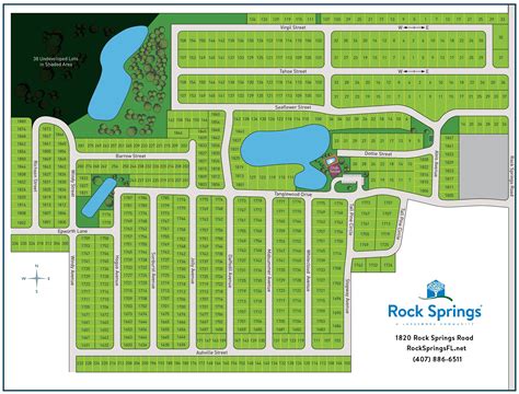 Rock Springs Manufactured Home Community Map Rock Springs