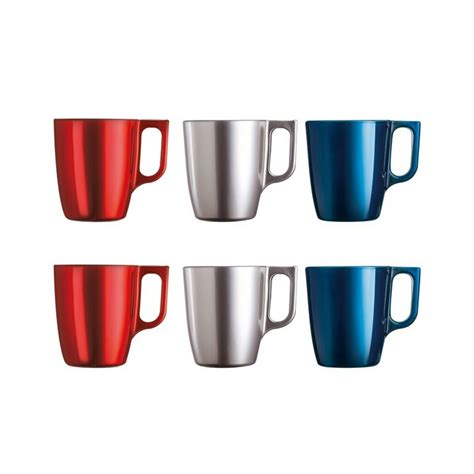 Tasse Mug Luminarc Flashy Multicouleur Verre Pi Ces Ml Prix