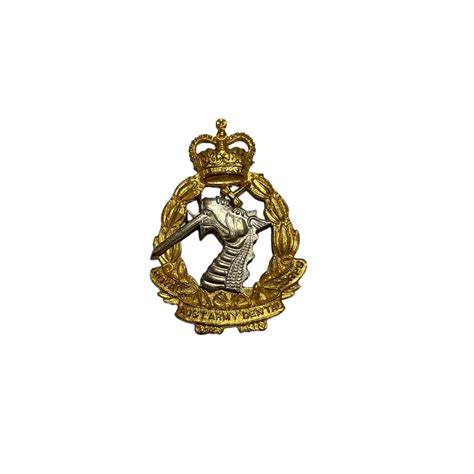 Bi Metal Royal Australian Army Dental Corps Hat Badge Qc A155