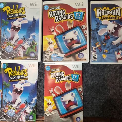 RABBIDS GO HOME Rayman Raving Rabbids TV Party Tested (Nintendo Wii ...