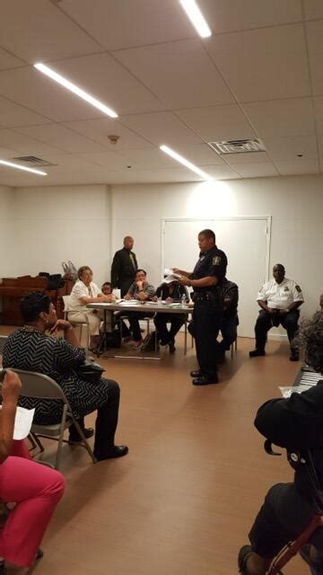 Th Precinct Commander Broner And Community Service Officer Hines