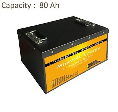 Maxvolt Energy Mileage 110 Km 48 V 105ah E Rickshaw Battery At Rs 82800 In Patna