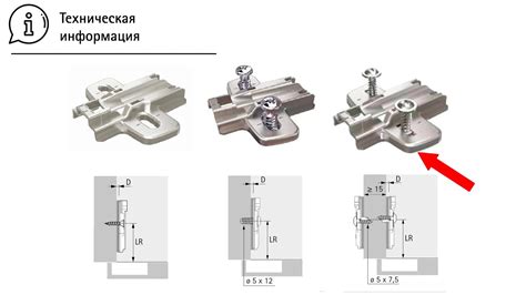 Скрытые петли быстрого монтажа Sensys Подбор мебельных петель по ...