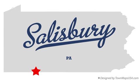 Map of Salisbury, Somerset County, PA, Pennsylvania