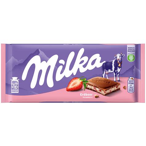 Milka Erdbeer 100g Online Kaufen Im World Of Sweets Shop