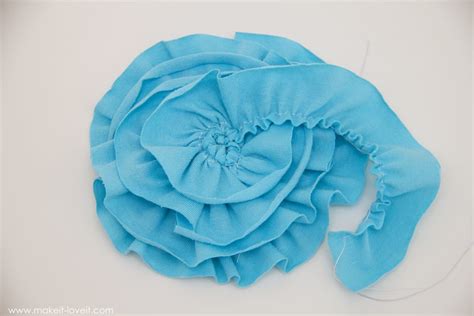 The Ruffled Flower For Headbands Clothing Totes Etc Make It