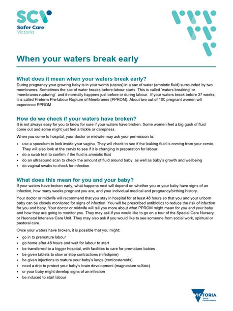 The Silent Scream Of A New Life: How To Recognize Your Water Breaking