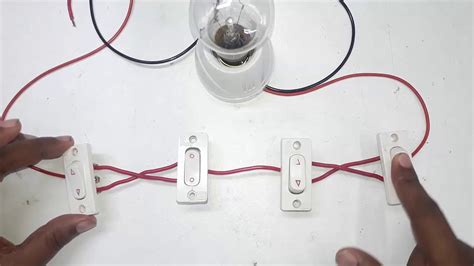 4 Switches And 1light Easy Way Four Switches Control One Light Bulb