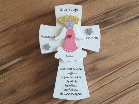 Kreuz Kinderkreuz Taufkreuz Taufe 3D Engel Schutzengel Massiv Etsy