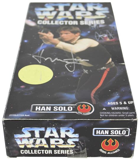 Lot Detail Harrison Ford Signed Star Wars Collector Series Han Solo