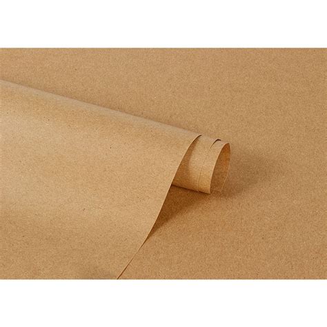 Papier cadeau kraft brun lisse 100 recyclé Certifié FSC Laval Europe