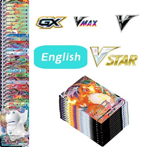 Cartes Pokemon Anglaises Pi Ces Tag V Vmax Team Mega Gx Energy