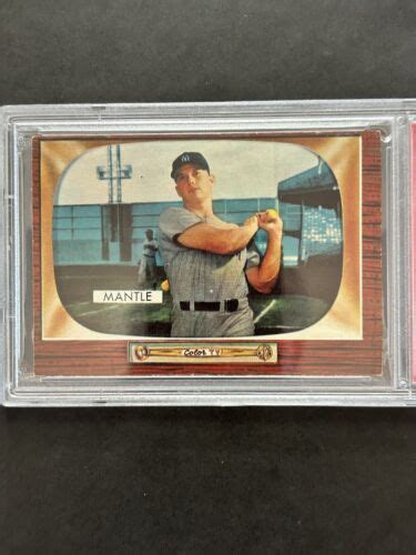 Mickey Mantle New York Yankees Bowman Psa Ex Mt Ebay